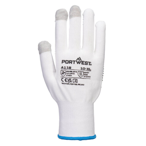 cayali PVC Dotted Touchscreen Grip Gloves – 13N Resistance (12-Pack)